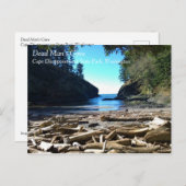 Dead Man Cove, Cape Dispression, Washington Briefkaart (Voorkant / Achterkant)