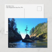 Dead Man Cove, Cape Dispression, Washington Briefkaart (Voorkant / Achterkant)