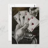 Dead Man Hand Briefkaart (Voorkant / Achterkant)