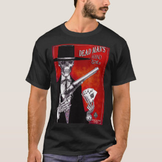 Dead Mans Hand Goth styled Western poker Tee T-shirt