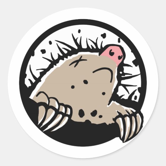 Dead Mole Sticker (Voorkant)