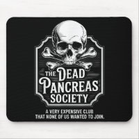 Dead Pancreas Society Shirt Schedel Grappige Diabe