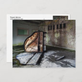 Dead Piano Briefkaart (Voorkant / Achterkant)