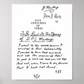 Dead Poets Society, vijf eeuwen vers zwart Poster (Voorkant)