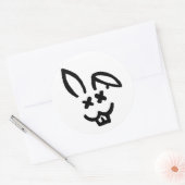 Dead Rabbit Society Ronde Sticker (Envelop)