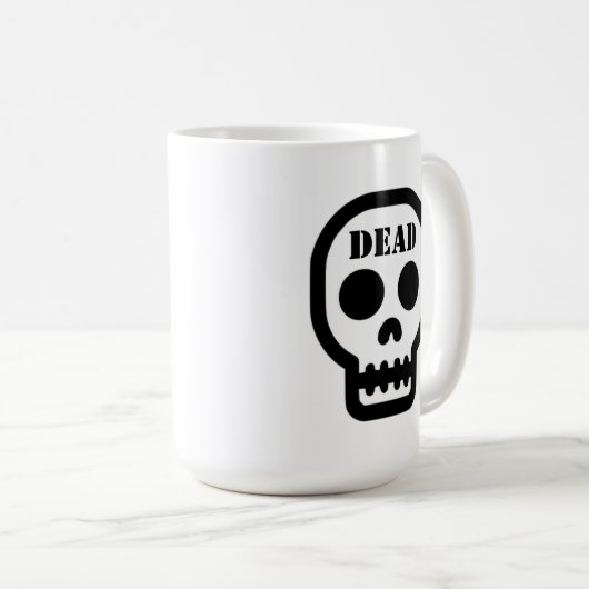 Dead Skull Classic Coffee Mug (Devant droit)