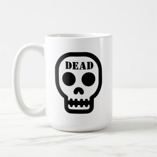 Dead Skull Classic Coffee Mug Koffiemok (Links)
