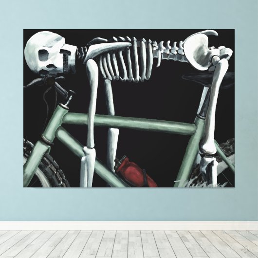 Dead Tired Canvas Afdruk (Insitu (Houten vloer))