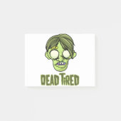 Dead Tired - grappige zombie Post-it® Notes (Voorkant)