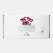 Dead Tired Maman Vie Skeleton Messy Bun Bandana (Clavier et souris)