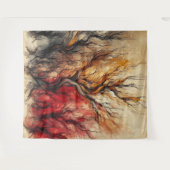 Dead Tree 3 - Waterverf Wandkleed (Voorkant (horizontaal))