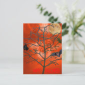 Dead Tree au milieu d'une carte postale Sky Orange (Debout devant)