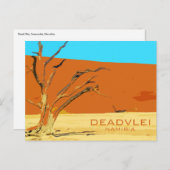 Dead Vlei, Namibie Carte postale (Devant / Derrière)