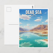 Dead Zee Jordan Travel Briefkaart (Voorkant / Achterkant)