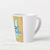 Dead Zee Travel Poster Latte Mok (Rechterhoek)