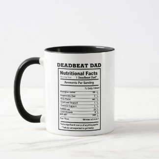 Deadbeat Dad Jokes Nutritional Facts Puns Funny Mu Mok