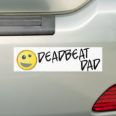 Deadbeat Pa Bumpersticker (Op auto)