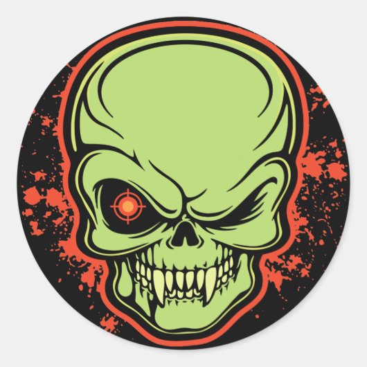 Deadeye Ronde Sticker (Voorkant)