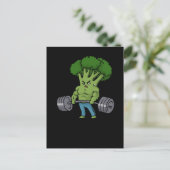 Deadlift Broccoli Gym Fitness Gift Bodybuilding Briefkaart (Staand voorkant)