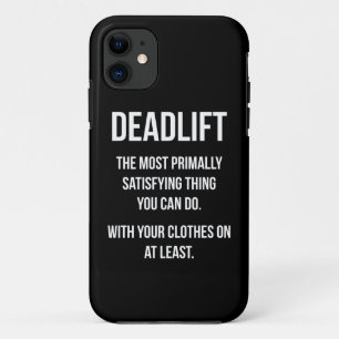 Deadlift - Funny Gym-thema - Nieuwe uitzending iPhone 11 Hoesje