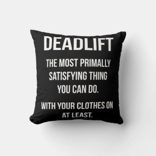 Deadlift - Funny Gym-thema - Nieuwe uitzending Kussen
