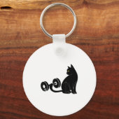 Deadlifting Cat Workout Gym Fitness Exercise Weigh Sleutelhanger (Voorkant)