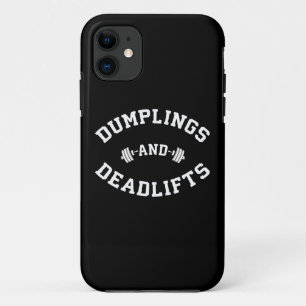 Deadlifts en Dumplings - Funny Bulking Novelty iPhone 11 Hoesje