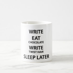 Deadline koffie-mok van schrijver koffiemok