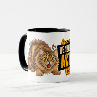 Deadline Modus Geactiveerd Kat Kopje - Grappige Ko Mok