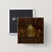 Deadly Figuur Halloween Button (Voorkant /achterkant)