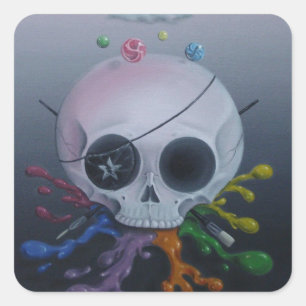 Deadmen Vierkante Sticker