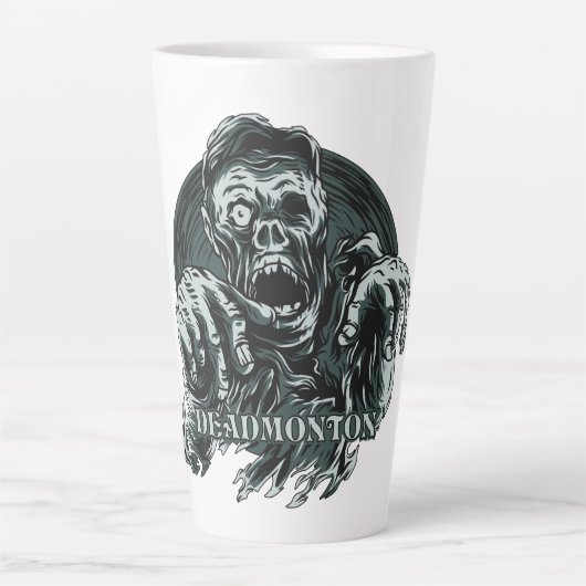 DEADMONTON latte mok (Voorkant)