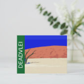 Deadvlei Carte postale ancienne d'art de voyage en (Debout devant)