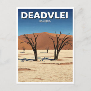 Deadvlei Namibië Reizen Briefkaart
