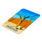 Deadvlei Namibie Travel Vintage Art Magnet (Côté Gauche)