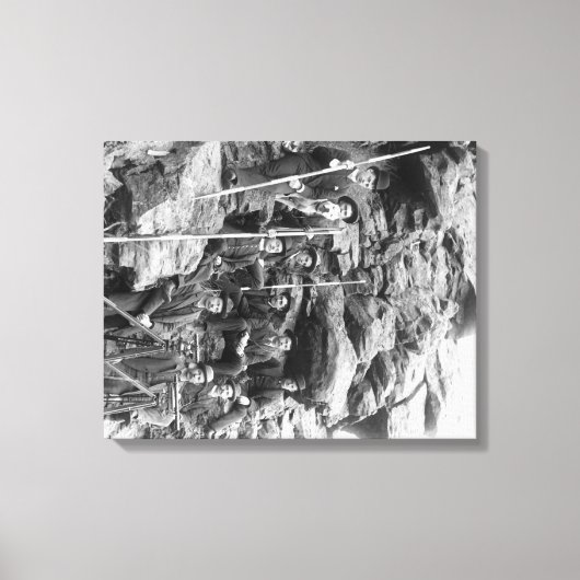 Deadwood Central Railroad Engineer Corps Canvas Afdruk (Voorkant)