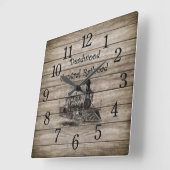 Deadwood Central Railroad ~ South Dakota Vierkante Klok (Hoek)