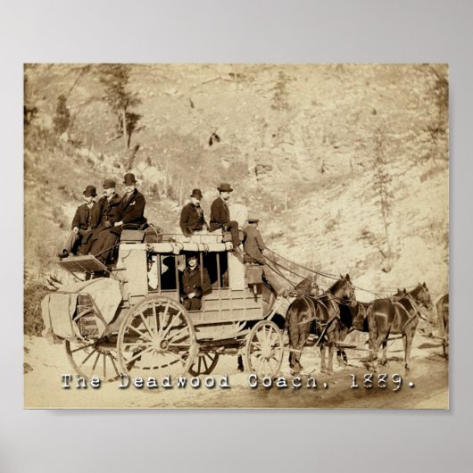 Deadwood Coach 1889 Poster (Voorkant)