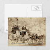 Deadwood Coach Photo 1889 Briefkaart (Voorkant / Achterkant)
