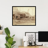 Deadwood & Delaware Smelter SD 1891 Poster (Thuiskantoor)