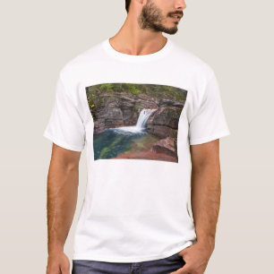 Deadwood Falls op Reynolds Creek in de herfst in T-shirt