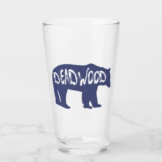 Deadwood South Dakota Beer Glas (Voorkant)