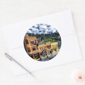 Deadwood, South Dakota Ronde Sticker (Envelop)