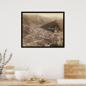Deadwood Uitzicht uit Mt. Moriah SD 1888 Poster (Keuken)
