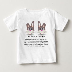 Deaf Bunny: Ik ben doof in het Shirt van een Kind 