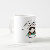 Deaf & Disabled Pride T-shirt | Gebarentaal Han Koffiemok (Voorkant links)