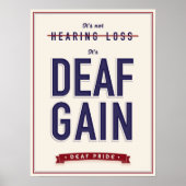 Deaf Gain, affiche (Devant)