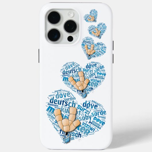 Deaf-Hand Case-Mate iPhone Case (Achterkant)