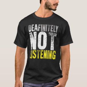 Deaf Pride ASL gebarentaal zeker niet vermeld T-shirt