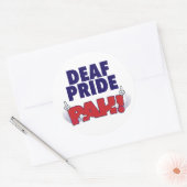 Deaf Pride PAH! sticker (Envelop)